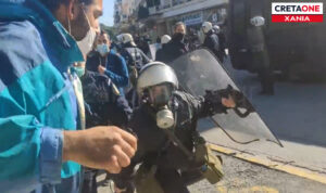 Χανιά: Καταδίκη διαδηλωτή για τραυματισμό αστυνομικού