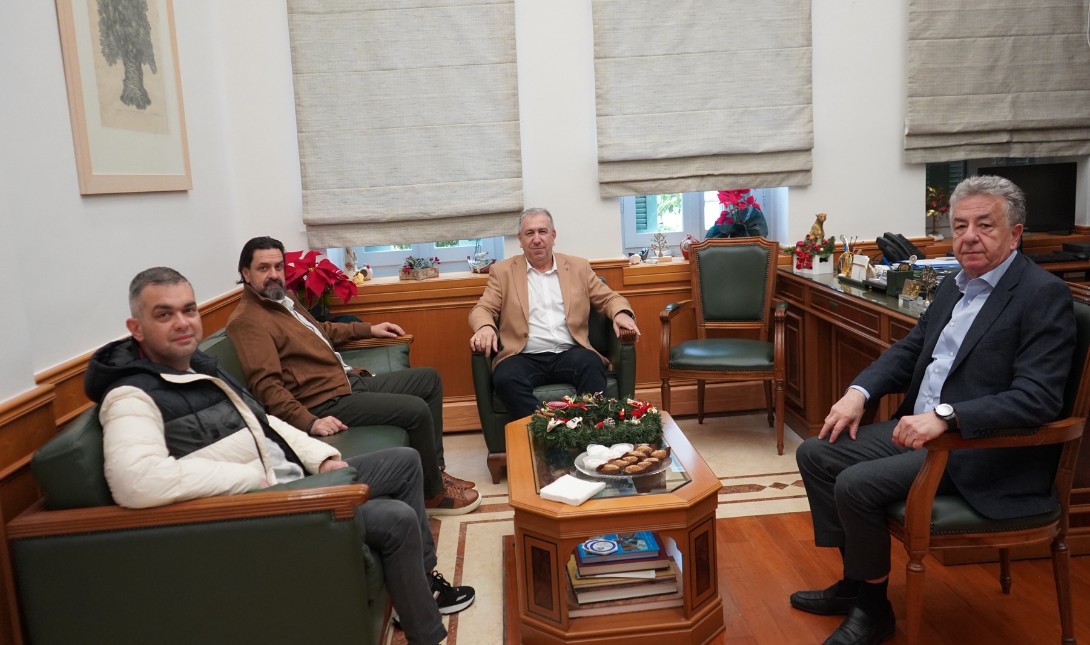 Επίσκεψη στην Περιφέρεια από την Ένωση Φοροτεχνικών Ηρακλείου