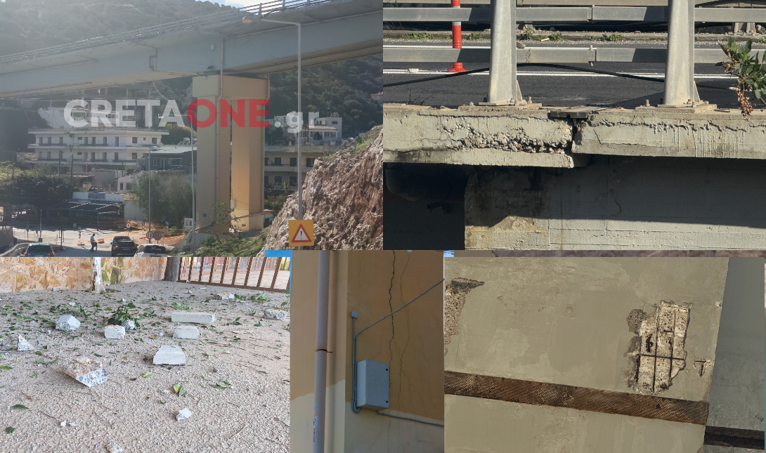 «Η γέφυρα είναι επικίνδυνη, θα θρηνήσουμε θύματα»: Κραυγή αγωνίας στο Παλαιόκαστρο μετά τις αποκολλήσεις μπετόν (Φωτο, Βίντεο)
