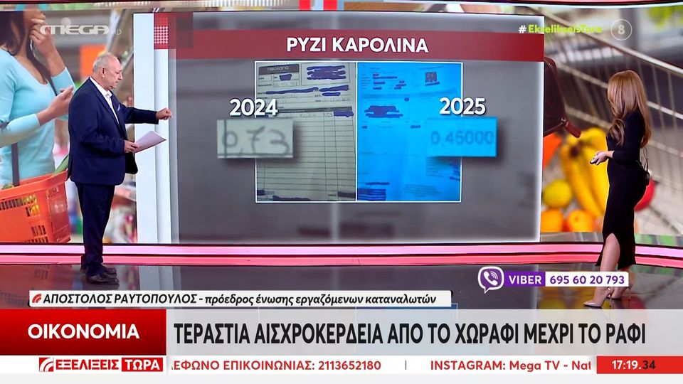Τεράστια αισχροκέρδεια από το χωράφι μέχρι το ράφι – βίντεο