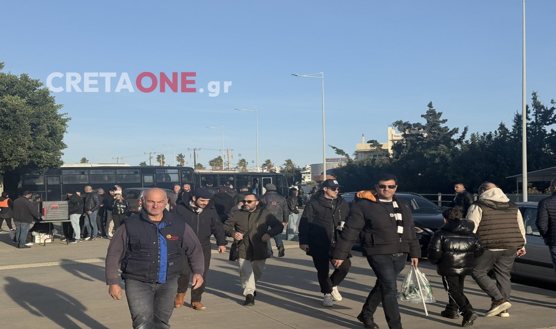 Ηράκλειο: Γεμίζουν το Παγκρήτιο στάδιο οι φίλαθλοι για τον τελικό του super cup (φωτογραφίες,βίντεο)