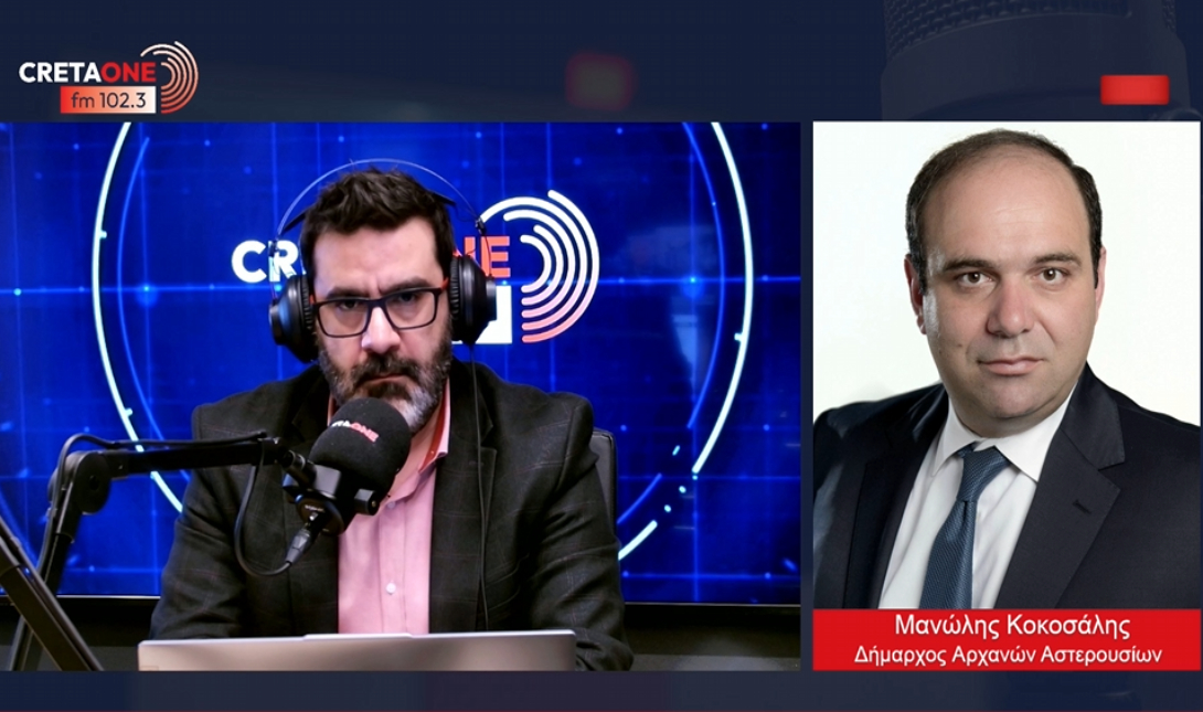 Μανώλης Κοκοσάλης στο CRETAONE 102,3: «Ο Νότιος Οδικός Άξονας Κρήτης δεν είναι χάρη, είναι απαίτηση του νησιού»