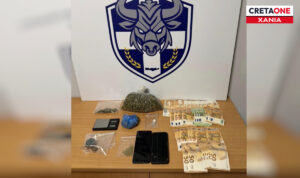 Χανιά: Κάνναβη, κοκαϊνη και λεφτά στα «δίχτυα» της αστυνομίας