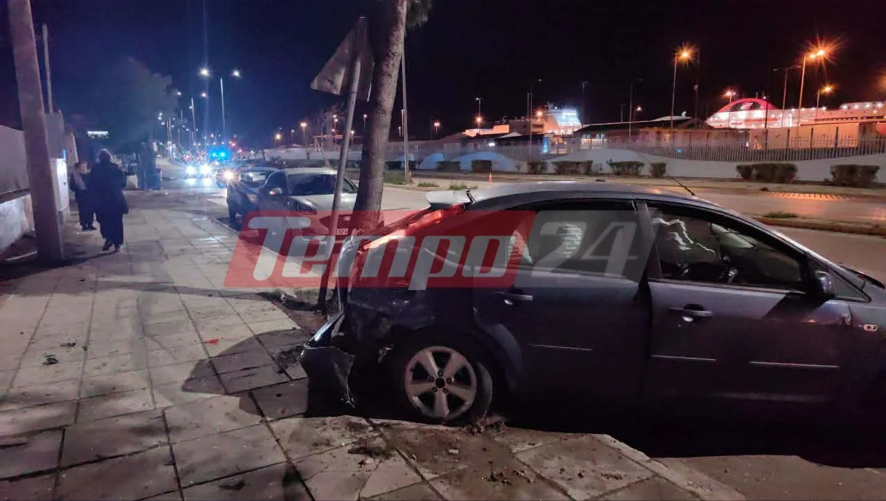 Απίστευτο τροχαίο στην Πάτρα: Όχημα «καβάλησε» τη νησίδα και μπήκε στο αντίθετο ρεύμα (φώτο)