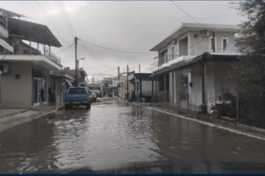 «Βούλιαξε» την Ηλεία το κύμα κακοκαιρίας (βίντεο - φωτογραφίες)