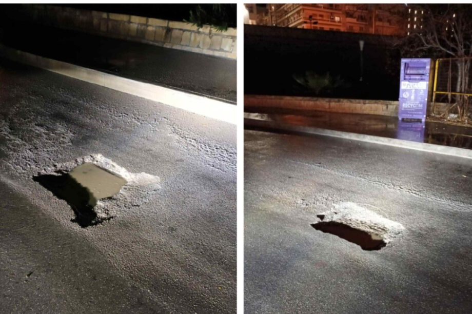 Ηράκλειο: Λακκούβα «θανάτου» στο κέντρο της πόλης