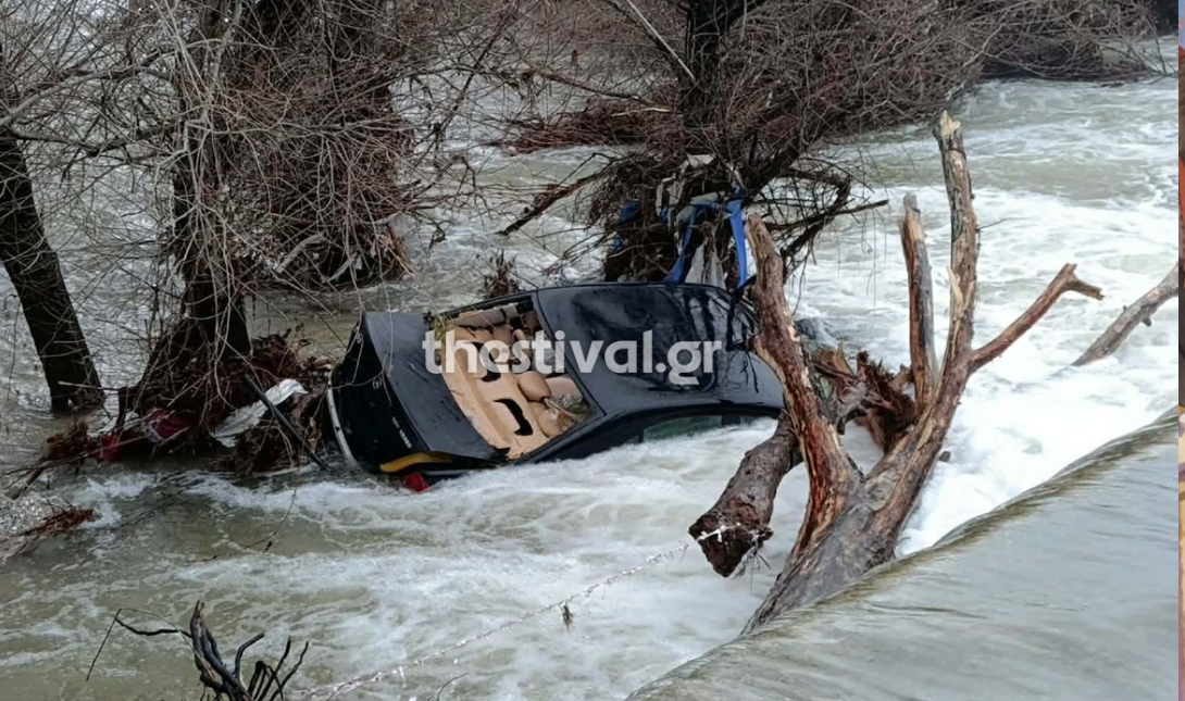 Ανασύρθηκε νεκρός ο οδηγός που παρασύρθηκε από ορμητικά νερά στην Κομοτηνή (Φωτογραφίες)