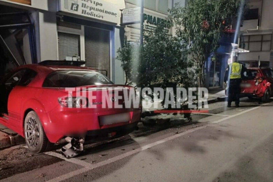 Βόλος: ΙΧ εξετράπη της πορείας του και κατέληξε σε φροντιστήριο!