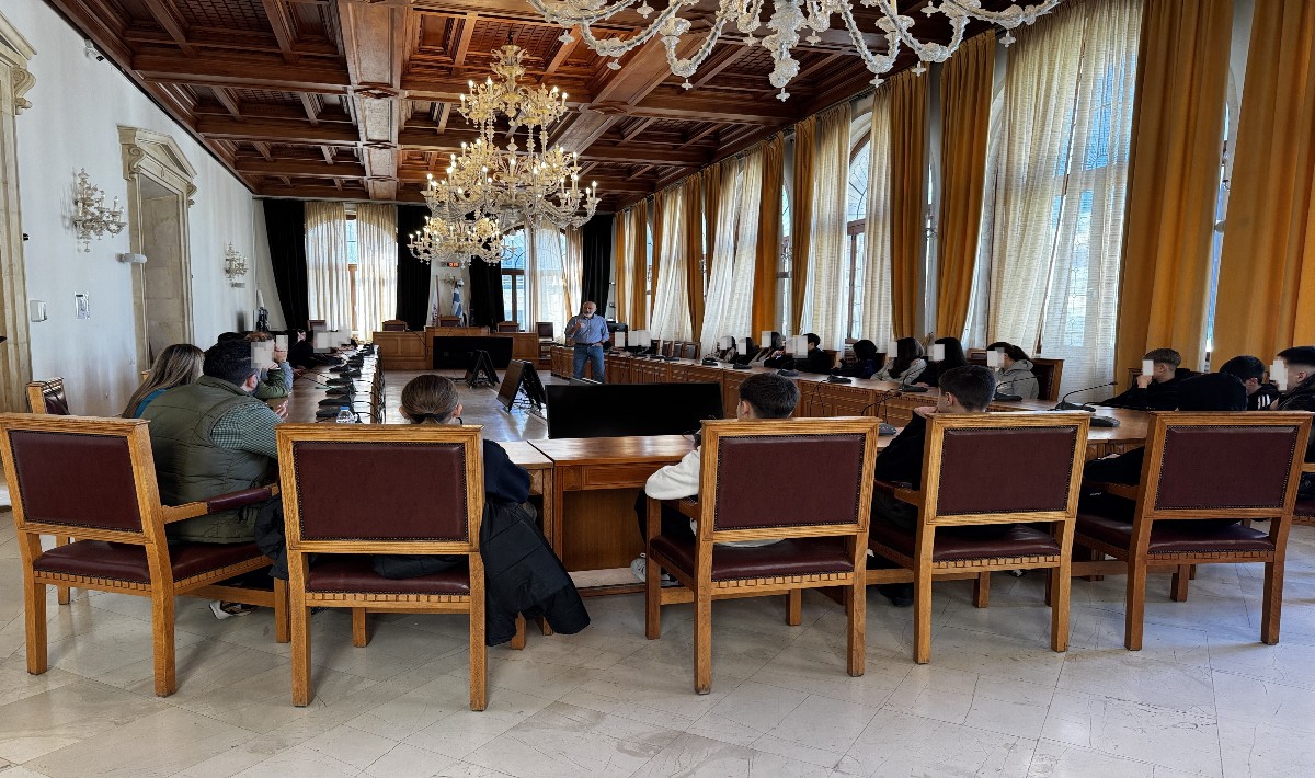 Ηράκλειο: Tη Λότζια επισκέφτηκαν οι μαθητές του 8ου Γυμνασίου