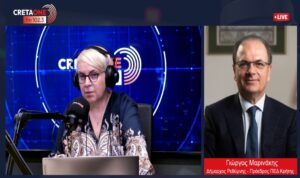 Γιώργος Μαρινάκης στο Cretaone 102,3: «Θα πούμε το νερό νεράκι. Θα γυρίσουμε σε εποχές δελτίου και είναι αμαρτία»