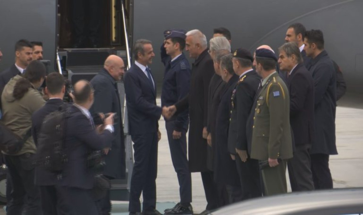 Έφτασε στην Άγκυρα ο Κυριάκος Μητσοτάκης