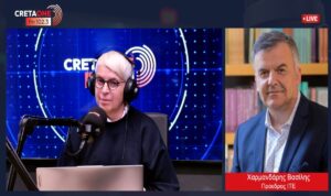 Βασίλης Χαρμανδάρης στο Cretaone 102,3: Το ΙΤΕ συνεχίζει να συνεισφέρει στην ανάπτυξη της έρευνας στη χώρα