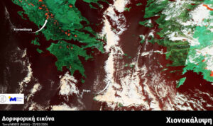 Περιορισμένη η έκταση της χιονοκάλυψης στη χώρα – Δείτε χάρτη