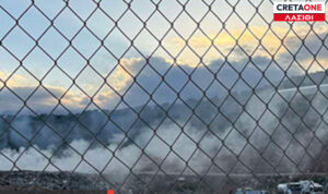 Φωτιά στον Άγιο Νικόλαο σε νέο κύτταρο του ΧΥΤΑ