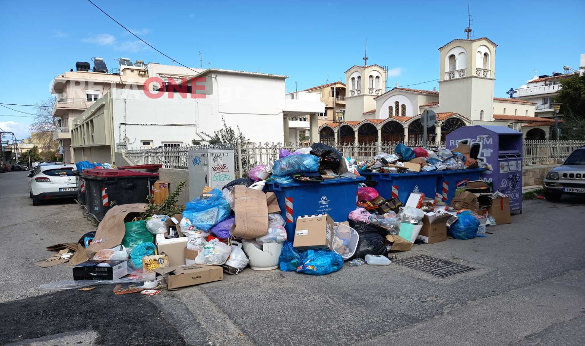 Τα σκουπίδια “πνίγουν” το Ηράκλειο: Αγανάκτηση κατοίκων σε γειτονιά της Θερίσου