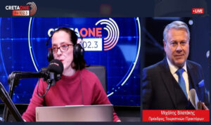«Η Κρήτη και η Κύπρος είναι ασφαλείς προορισμοί» – Τι λέει στο Cretaone 102,3 o Μιχάλης Βλατάκης