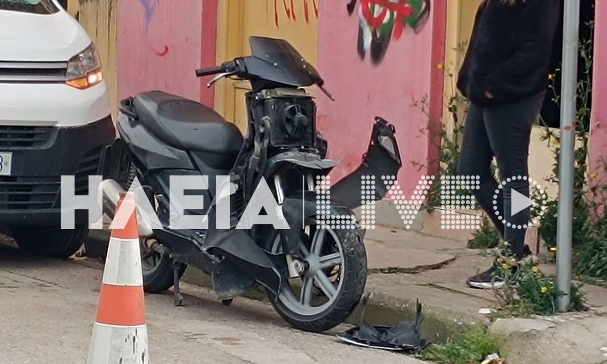 Τροχαίο στην Αμαλιάδα: Ένας σοβαρά τραυματίας σε σύγκρουση δικύκλου με αγροτικό