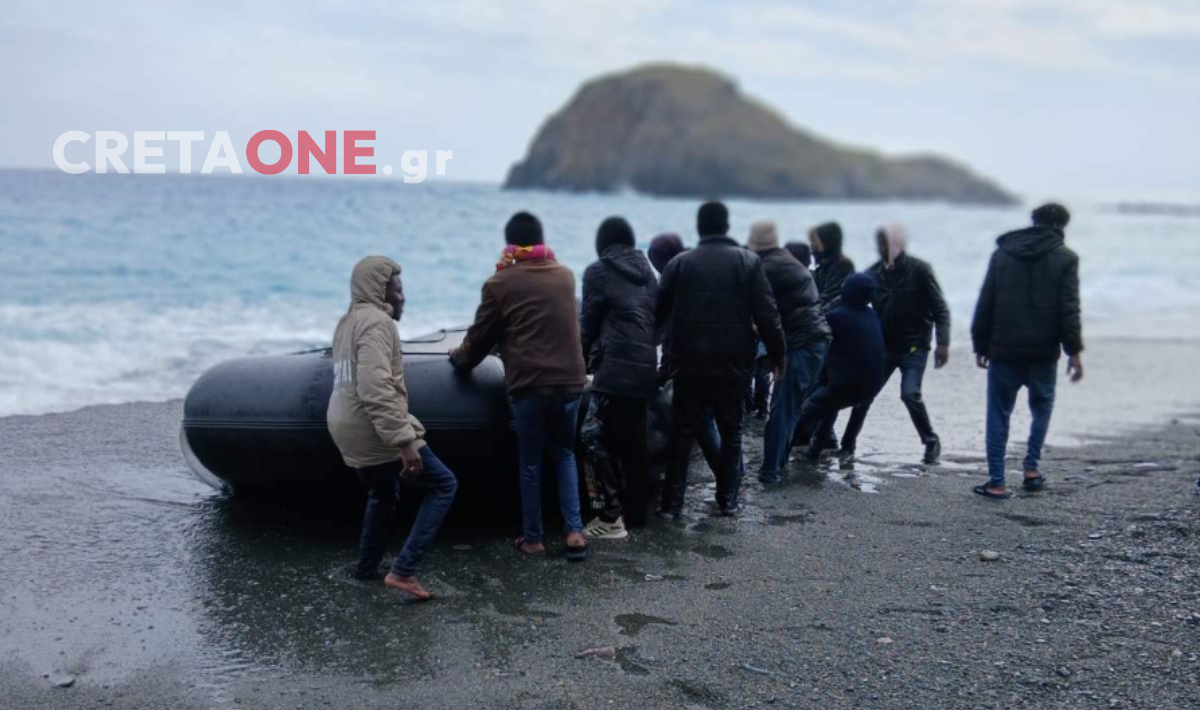 Ηράκλειο: Άφιξη 40 μεταναστών στην παραλία Χρυσοστόμου