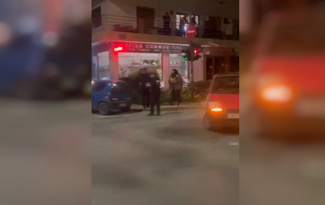 Ηράκλειο: Τροχαίο ατύχημα στον Μασταμπά – Συγκρούστηκαν δύο ΙΧ (βίντεο)