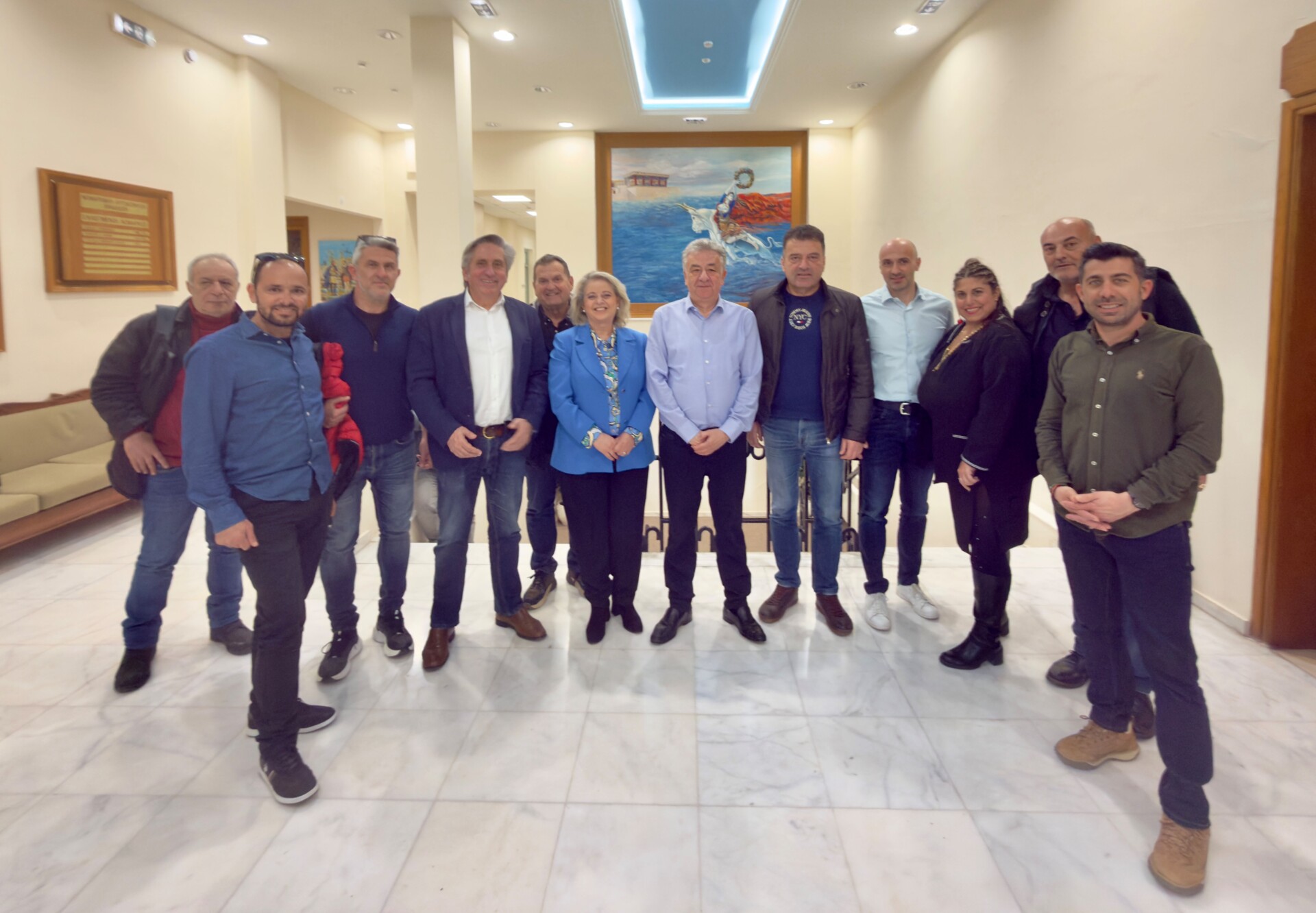 Συνάντηση του Περιφερειάρχη Κρήτης με τους εκπροσώπους της Διδασκαλικής Ομοσπονδίας Ελλάδας (ΔΟΕ)