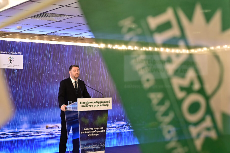 Ανδρουλάκης Σημαία ΠΑΣΟΚ