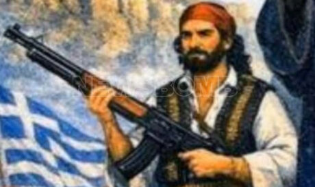 Παρουσίασαν ήρωα της ελληνικής επανάστασης με... καλάσνικοφ!