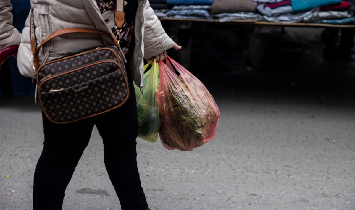 Λαϊκή αγορά τσάντα
