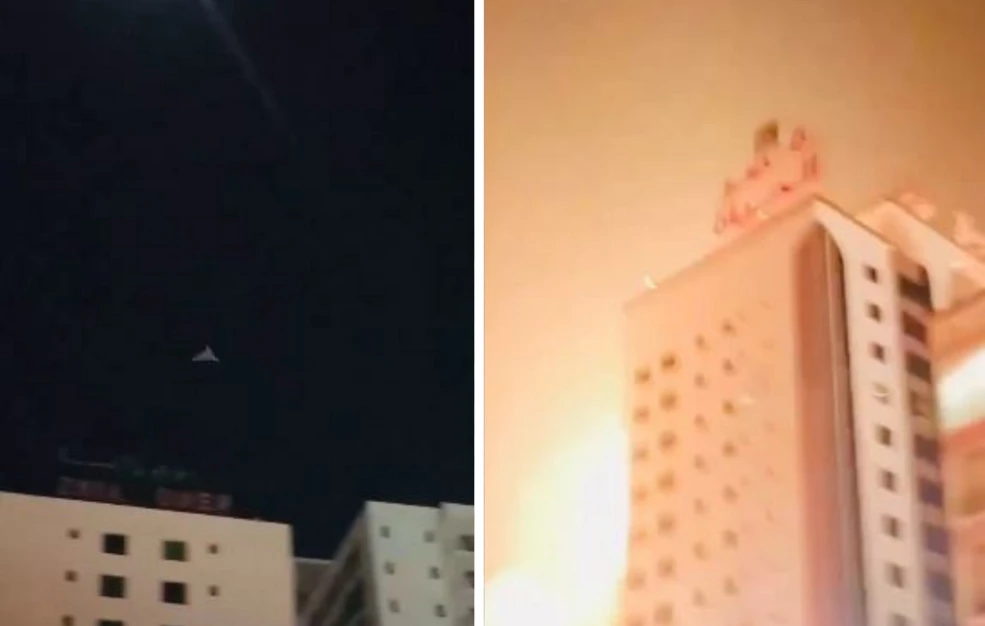 Σοκαριστικό βίντεο με ιρανικό drone Shahed που πέφτει πάνω σε ουρανοξύστη στο Μπαχρέιν