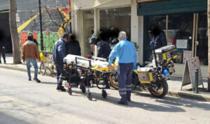 Παράσυρση γυναίκας από αυτοκίνητο στο κέντρο της Λάρισας (φωτο)