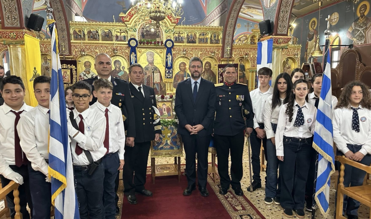 Μποκέας: «Σήμερα τιμούμε τη δύναμη της ελευθερίας, την πίστη και την ενότητα που μας κράτησαν όρθιους στις πιο δύσκολες στιγμές της ιστορίας μας»