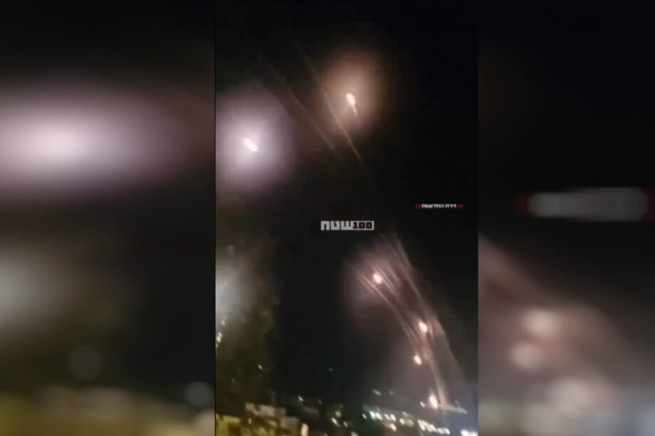 Συγκλονιστικό βίντεο με αναχαιτίσεις πυραύλων από τον «Σιδερένιο Θόλο» του Ισραήλ