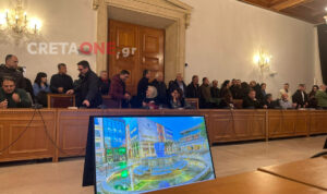Ανέβηκαν οι τόνοι στο Δημοτικό Συμβούλιο Ηρακλείου (βίντεο)