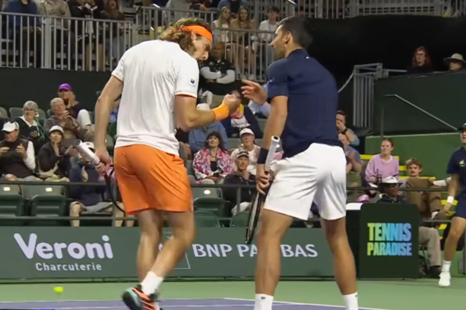 Πρόκριση Τζόκοβιτς-Τσιτσιπά στους «16» του διπλού στο Indian Wells (βίντεο)