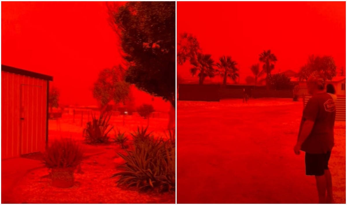 Κόκκινος ουρανός στην Αυστραλία: Το φαινόμενο που εντυπωσιάζει (βίντεο)