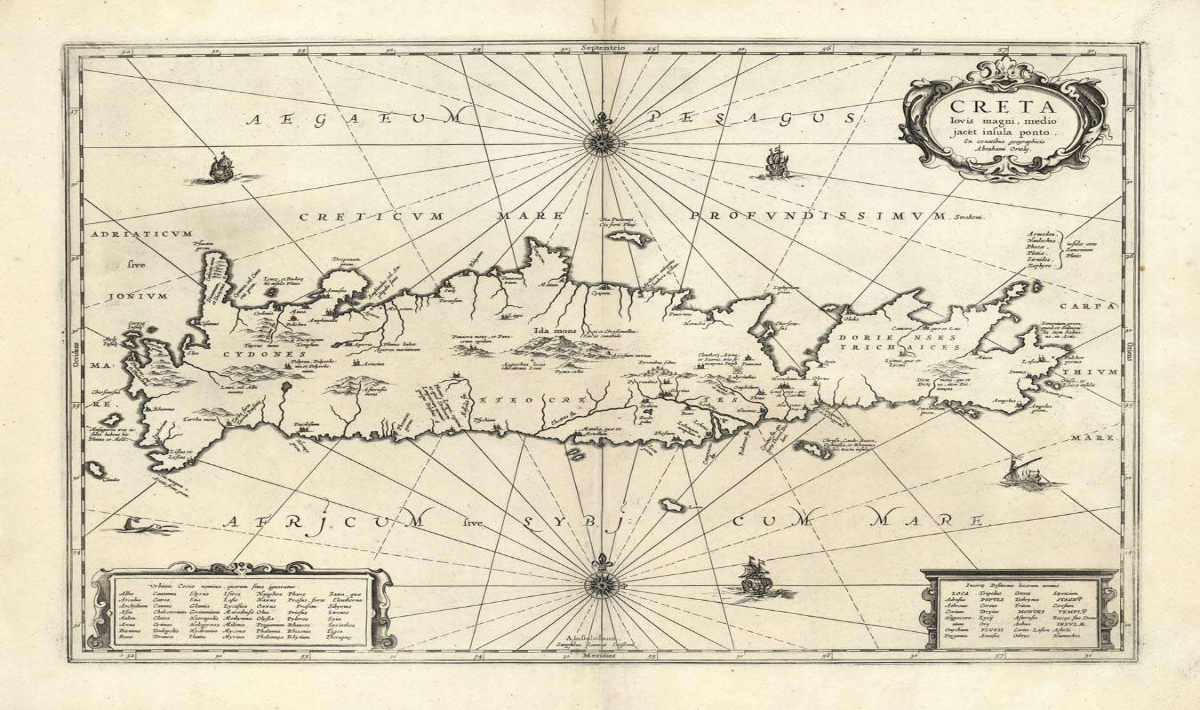 Ο Στράβων, ο Ortelius, ο Ουμπέρτο Έκο, τα Κρητικά Πελάγη και Εγώ