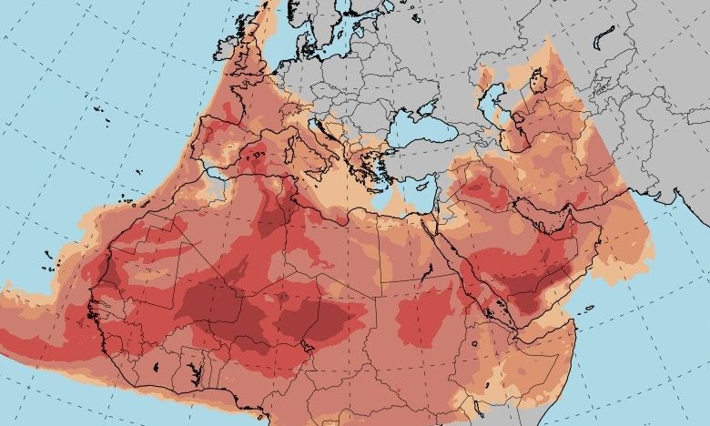 Προ των πυλών νέο επεισόδιο αφρικανικής σκόνης τις επόμενες ημέρες – Ποιες περιοχές θα επηρεαστούν (χάρτης)
