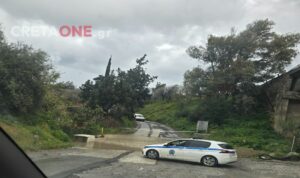 Hράκλειο: Kλειστή η Ιρλανδική διάβαση λόγω αύξησης του νερού (φωτογραφία)