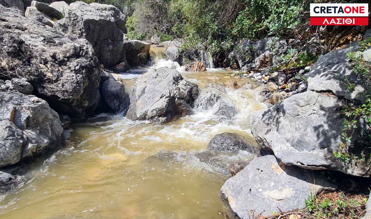 Λασίθι: Το φαράγγι της Κριτσάς «κατεβάζει» νερό – Δείτε το βίντεο
