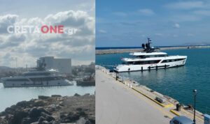 Λύθηκε το μυστήριο με τη θαλαμηγό που έδεσε στο λιμάνι του Ηρακλείου – Δείτε φωτογραφίες