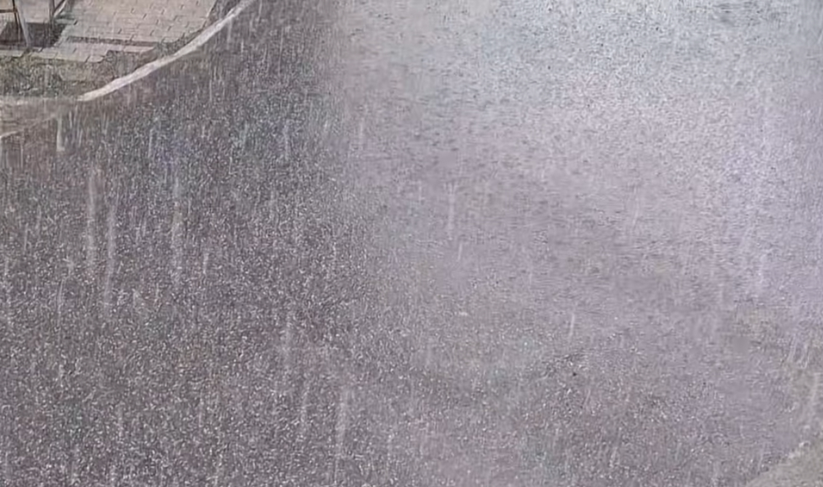 «Σάρωσε» τον Δήμο Βιάννου η πρωινή χαλαζόπτωση!