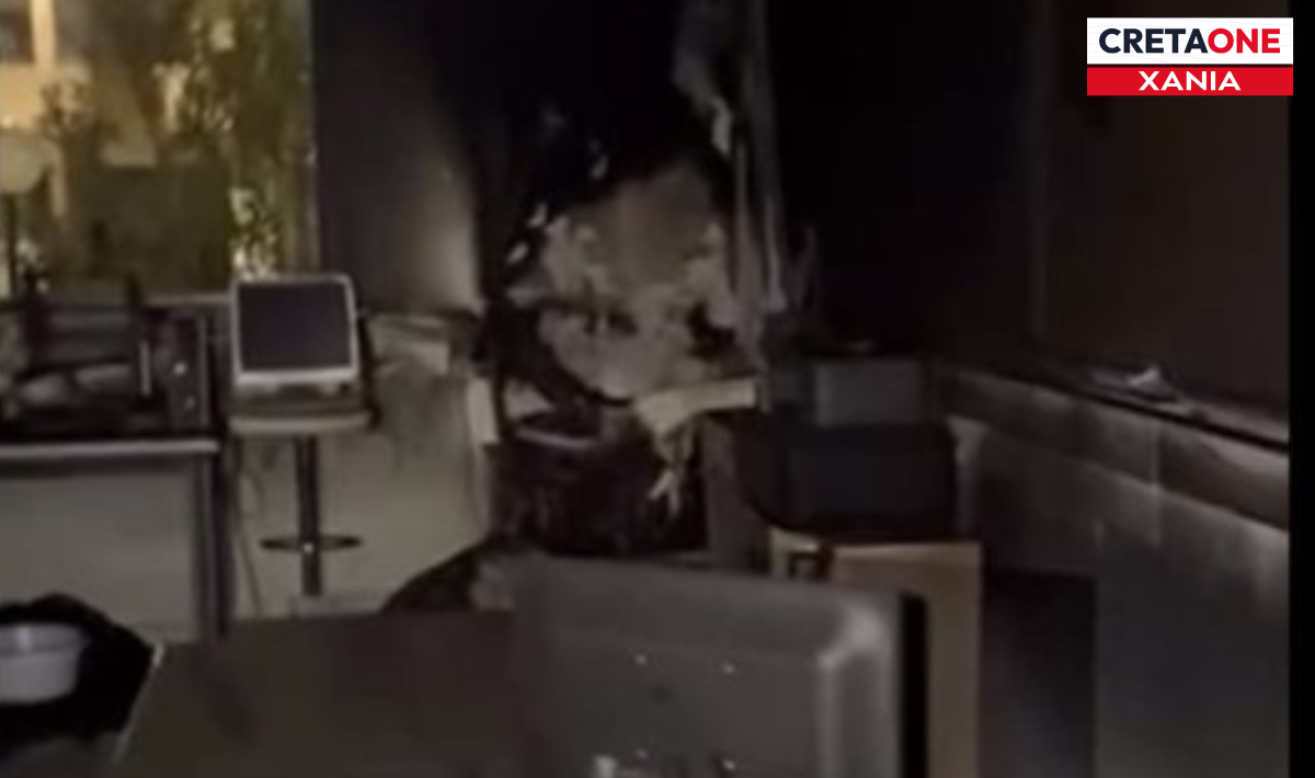 Χανιά: Σοβαρές ζημιές από φωτιά σε εργαστήριο του ΕΛΜΕΠΑ – Δείτε βίντεο