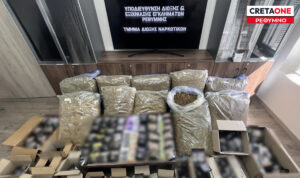 Ρέθυμνο: Χειροπέδες σε 42χρονο επιχειρηματία – Κατείχε τεράστιες ποσότητες ακατέργαστης κάνναβης