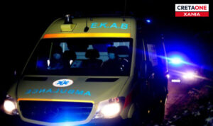 Σοβαρό τροχαίο ατύχημα στα Χανιά – Στο νοσοκομείο ένα άτομο