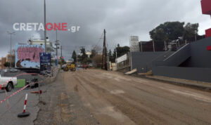 Ηράκλειο: Η βροχή «έφερε» προβλήματα στην Αλικαρνασσό – Δείτε φωτογραφίες από το σημείο