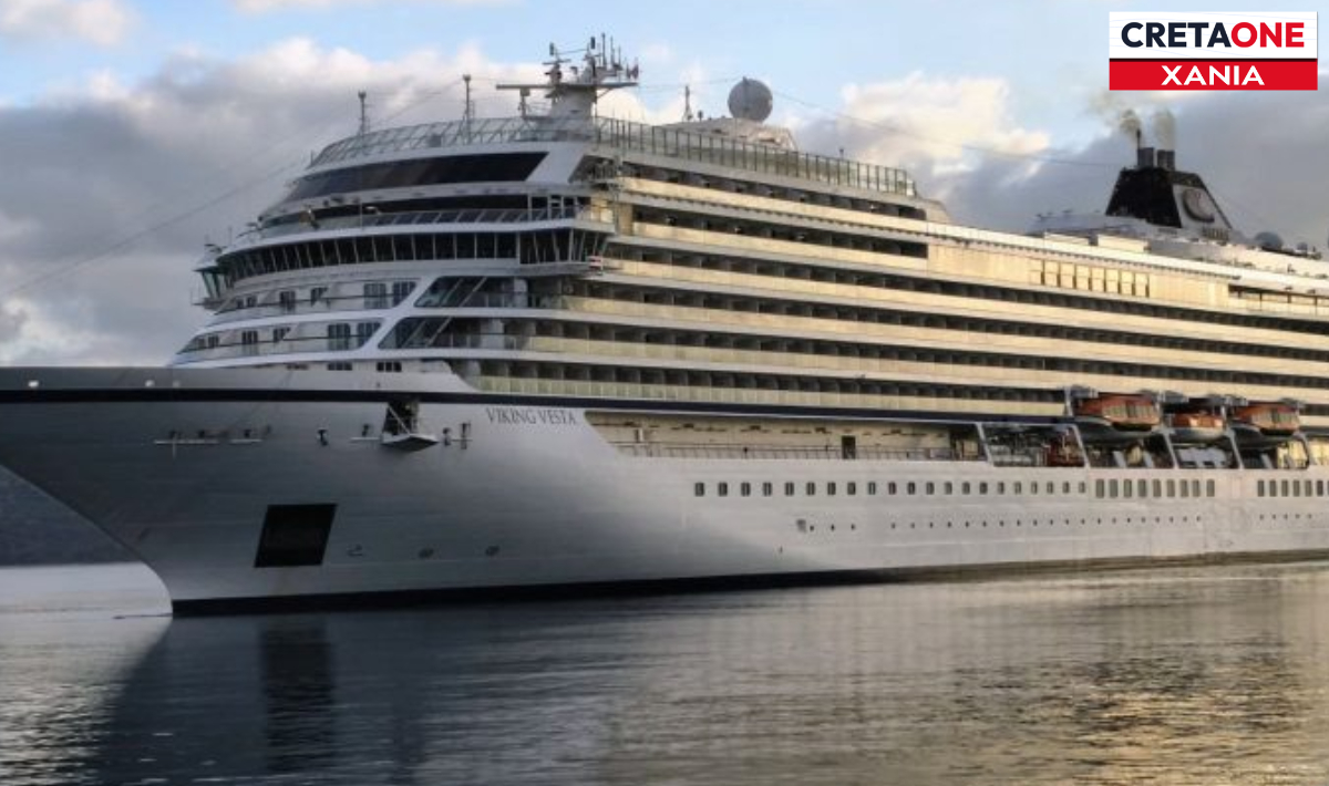 Χανιά: Το κρουαζιερόπλοιο Viking Vesta επιστρέφει στη Σούδα με περισσότερους από 900 επιβάτες