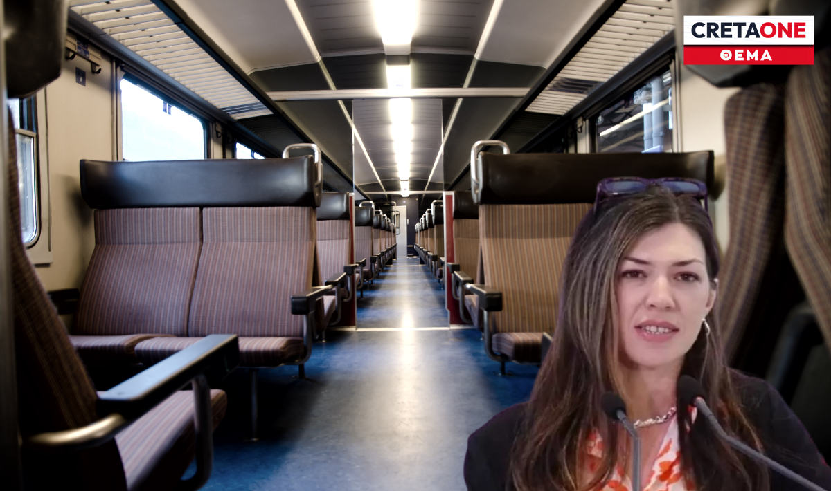Μαρία Σίτι στο Cretaone 102,3 για το τρένο στην Κρήτη: «Δώσαμε υπόμνημα στον Υπουργό και ζητάμε συνάντηση  μαζί του»
