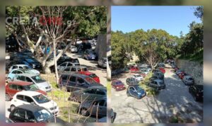Hράκλειο: Ασφυκτικά γεμάτο και σήμερα το πάρκινγκ στα Ενετικά τείχη (φωτογραφίες)