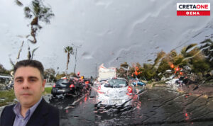 Στο «κόκκινο» η Κρήτη από την ΕΜΥ – Καρακατσάνης: «Δύσκολη ημέρα η Τετάρτη»