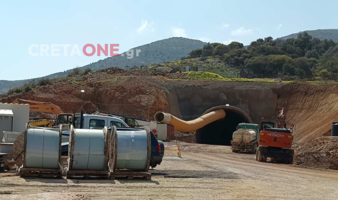 τούνελ νέο αεροδρόμιο Καστελλίου 