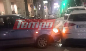 Μεθυσμένος προκάλεσε τροχαίο στο κέντρο της Πάτρας